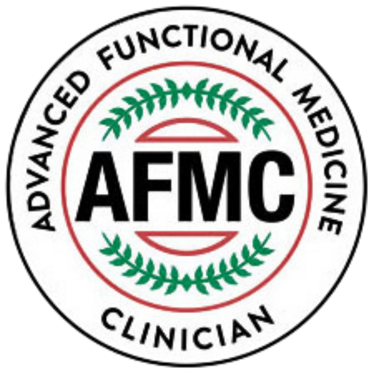 Advanced Functional Medicine Clinician AFMC credential logo from the Kharrazian Institute