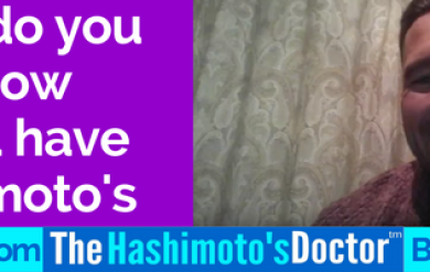 Join Dr. Shook as he discusses, “How do you know if you have Hashimoto's?”