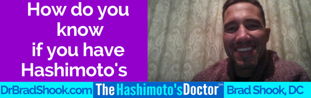 Join Dr. Shook as he discusses, “How do you know if you have Hashimoto's?”