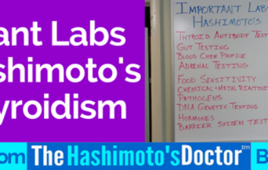 Important Labs with Hashimoto's Hypothyroidism