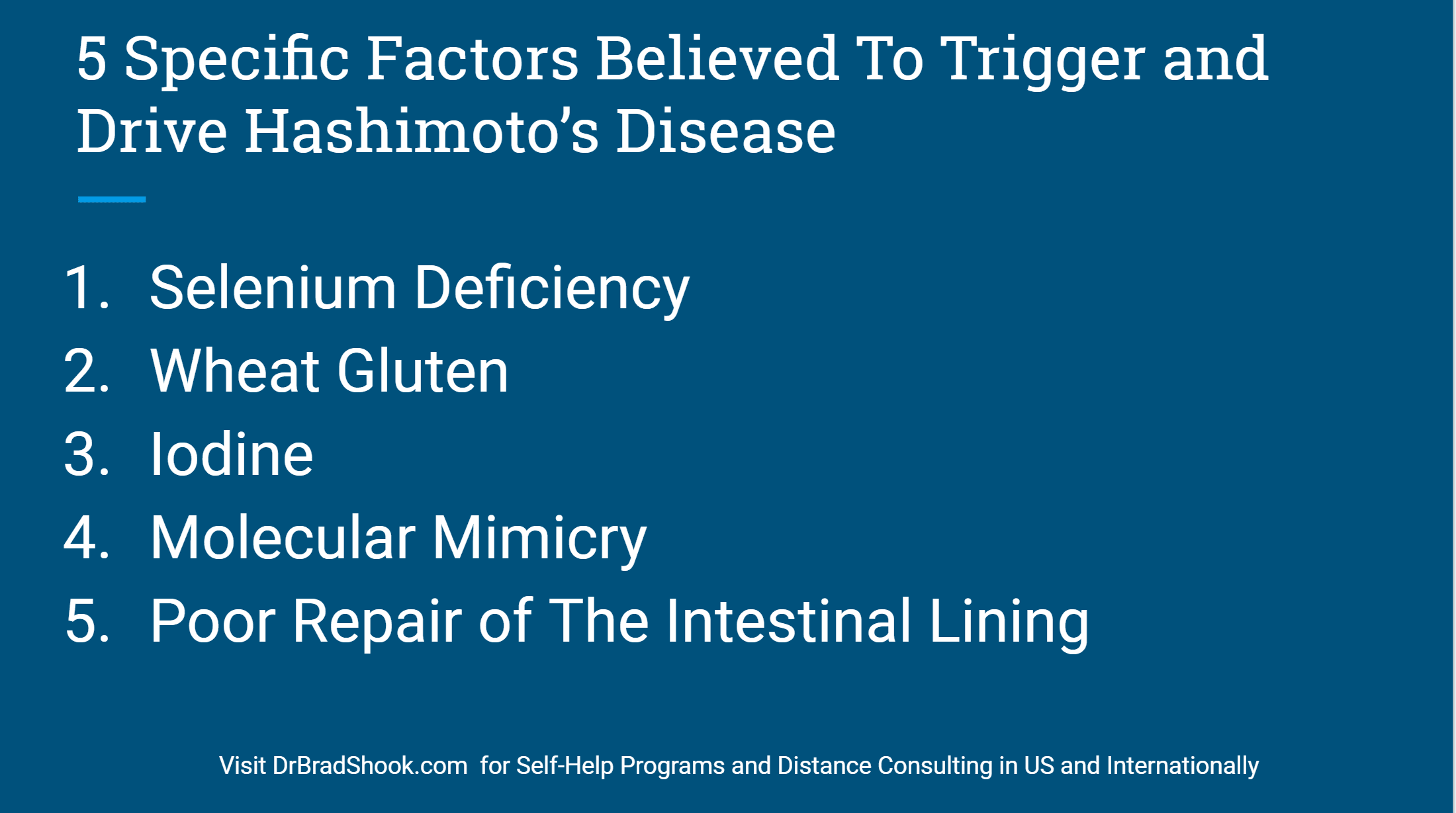Top 5 Causes of Hashimoto's