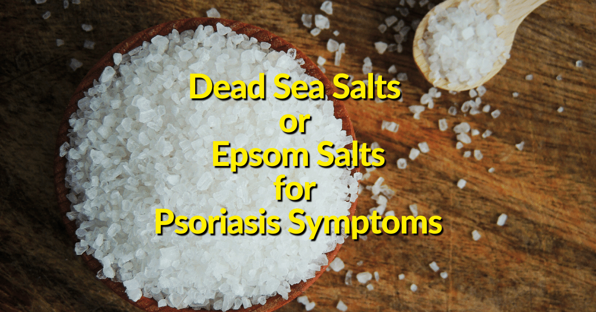 Dead Sea and Epsom salts in bath water are one of the many treatments that offer relief of certain skin conditions. 