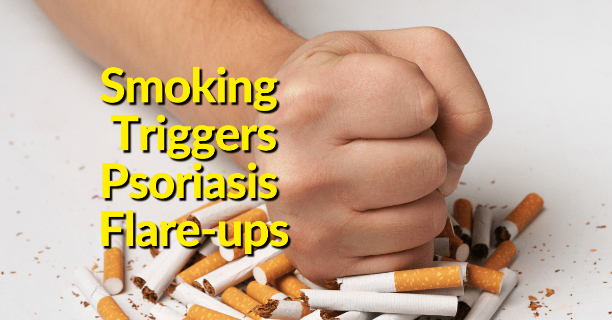 It's known that smoking can cause problem such as respiratory infection and chronic lung disease, but it can also trigger plaque psoriasis inflammation. . 