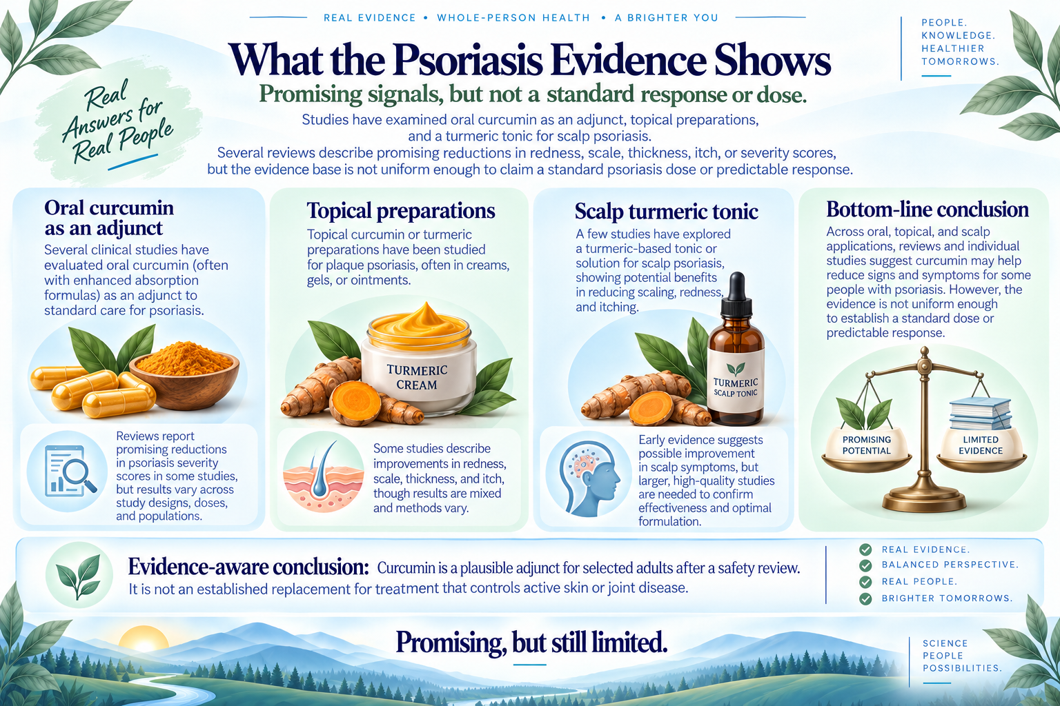 Topical curcumin gel compared with homemade turmeric paste, including staining and irritation cautions