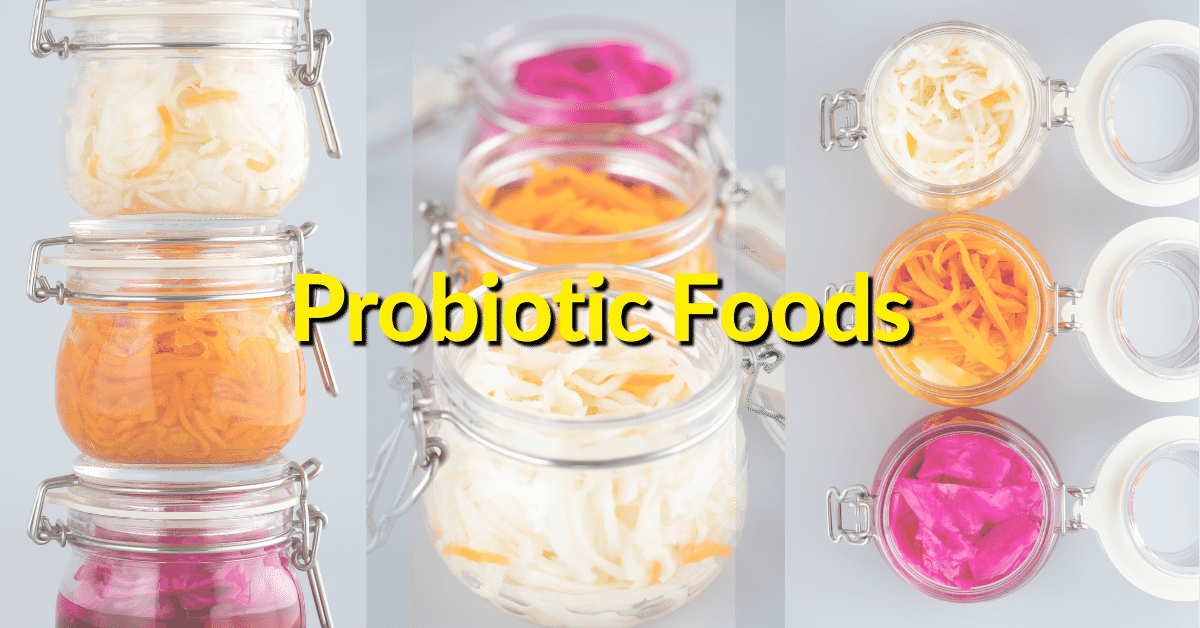 Probiotic foods can help lower inflammation. 